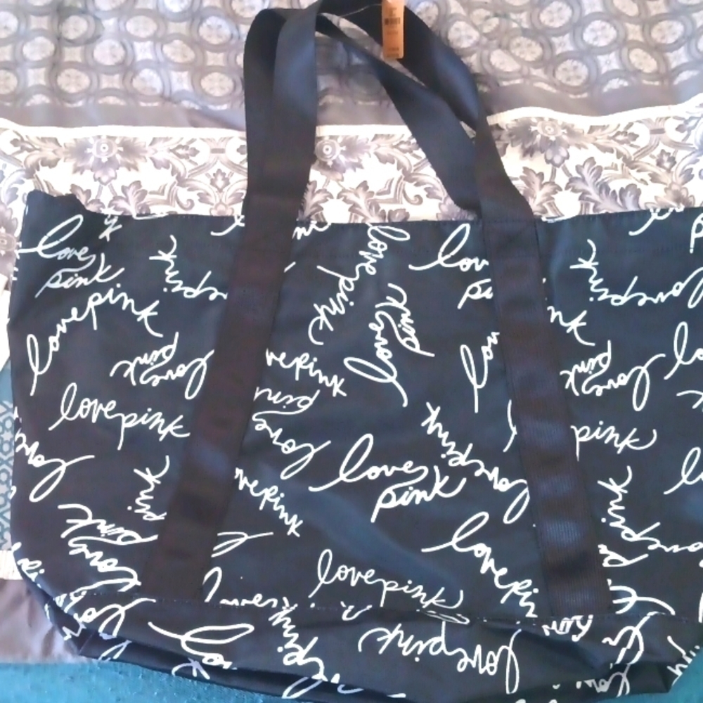 PINK TOTE BAG - Picture 1 of 8